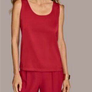 DKNY Vibrant Red Tank Top